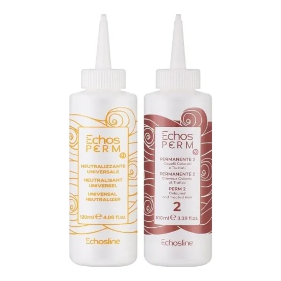 Набір для хімічної завивки Echosline Perm Vegan P2 100мл + 120мл